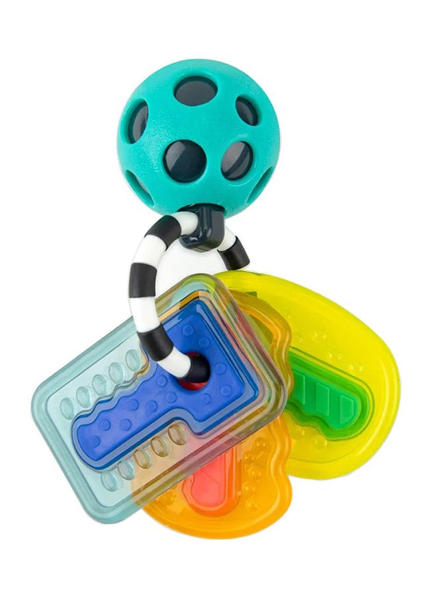 Drive N Drool Keys Rattle Teether - Multicolour