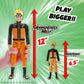 Bandai Anime Heroes Naruto Shippuden Naruto Uzumaki 12” Mega Action Figure - Marah Kids
