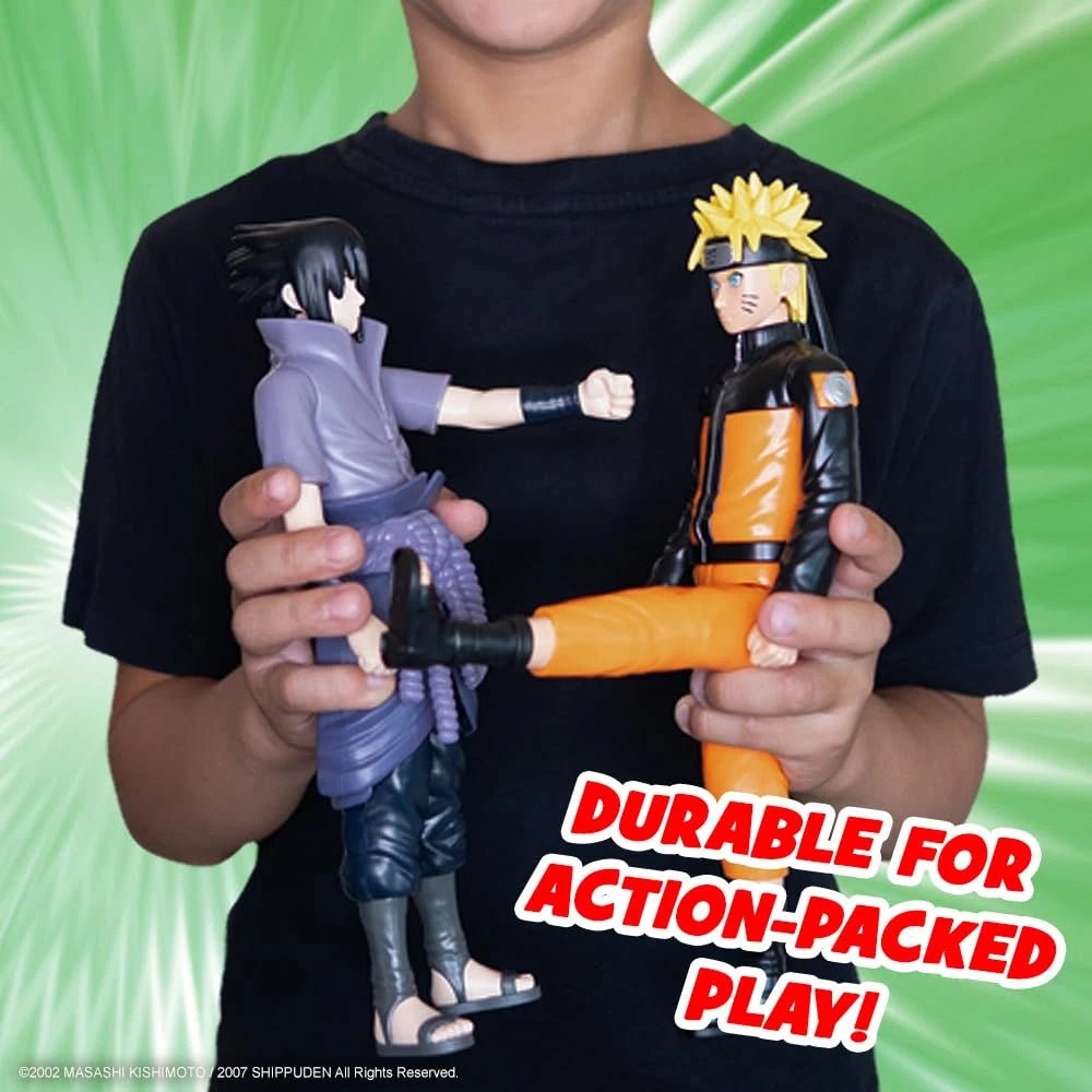 Bandai Anime Heroes Naruto Shippuden Naruto Uzumaki 12” Mega Action Figure - Marah Kids