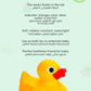 Sassy Cool Water Ducky – Floating Rubber Duck for Fun & Safe Bath Time – 0+ Months - Marah Kids