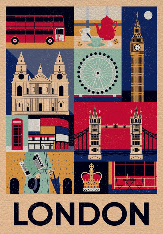 CLEMENTONI PUZZLE STYLE CITY LONDON 1000PCS - Marah Kids