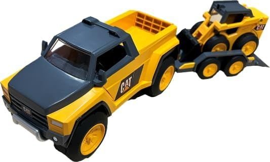 CAT WorkForce Skidsteer & Pick - Up Truck Crew Set Playset - Marah Kids