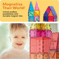 Picasso Magnetic Tiles Building Blocks 60 - pieces - Marah Kids