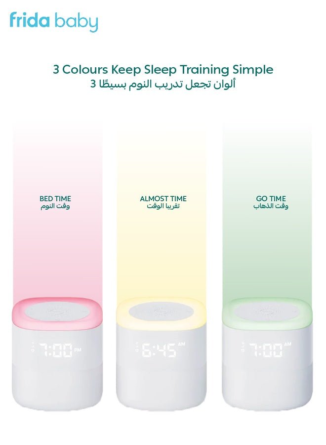 Frida Baby Smart Sleep Trainer for Kids – 3 - in - 1 Sound Machine, Wake - Up Clock & Night Light with Bluetooth - Marah Kids