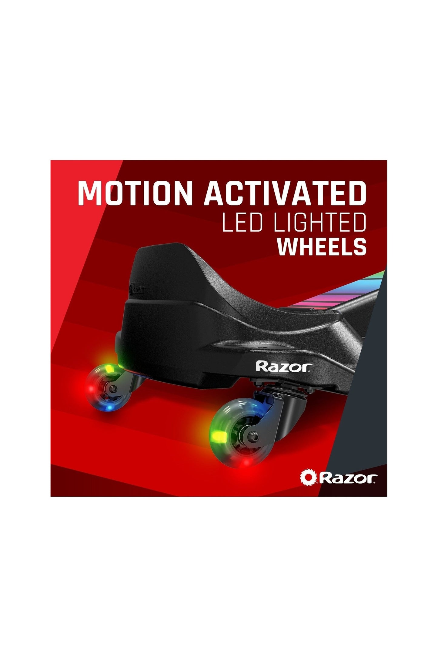 عرض ضوئي لعربة Razor Crazy Cart Shift بسرعة 13 كيلومترًا في الساعة