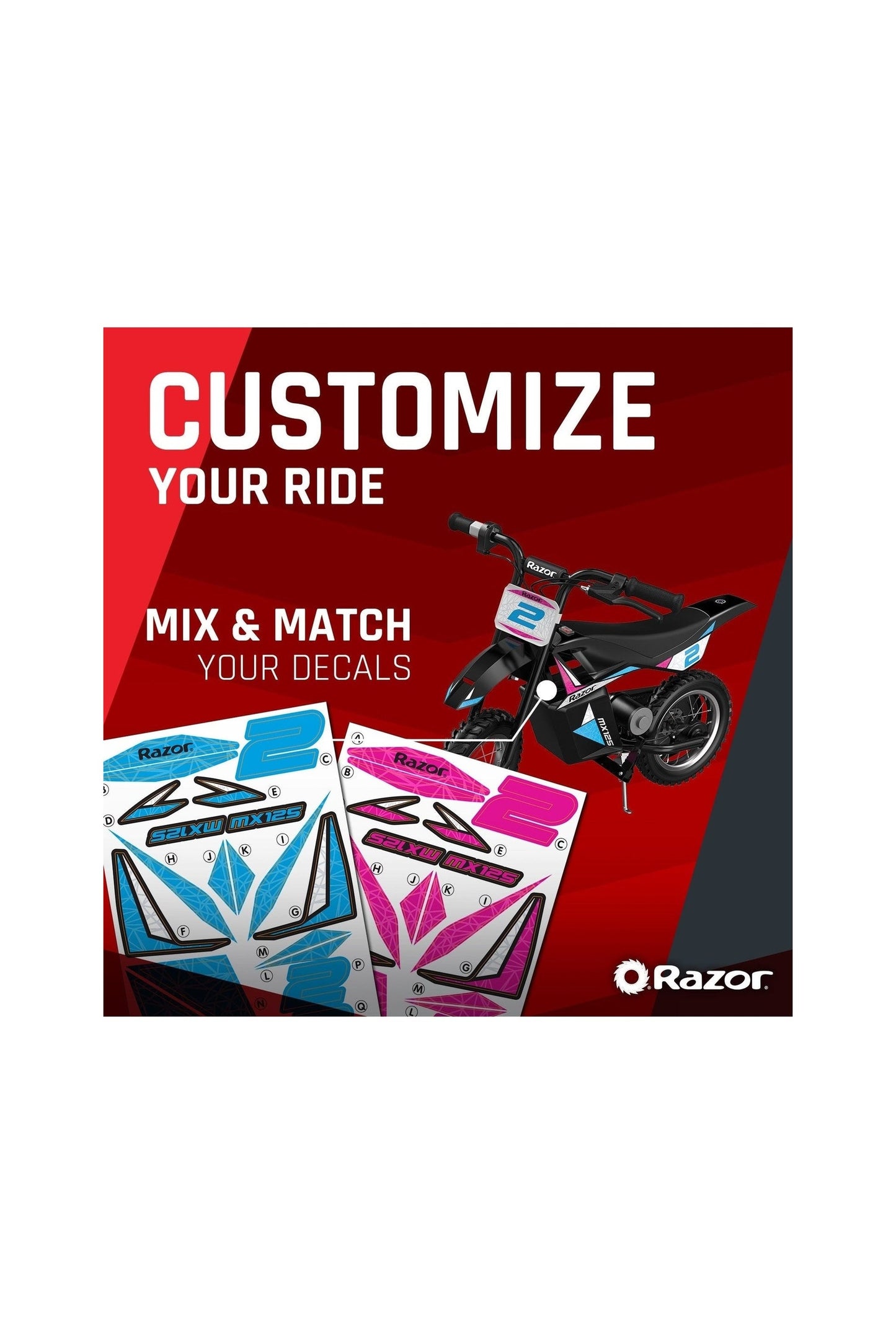 Razor Motorbike D.Rocket Mx125 W/Decal