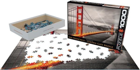 Eurographics Puzzle 1000 San Francisco Golden Gate Bridge - Marah Kids