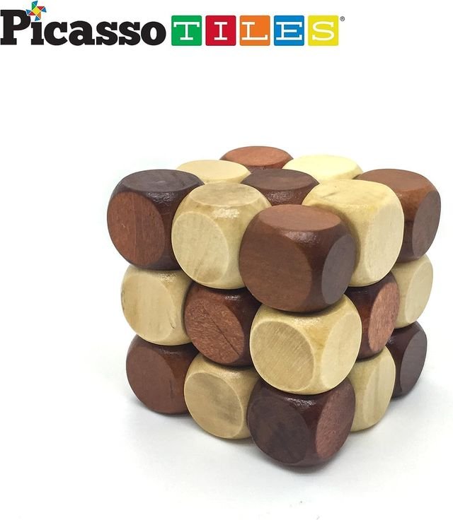 Picasso Magnetic Wooden Interlocking Puzzle 8 - pieces - Marah Kids
