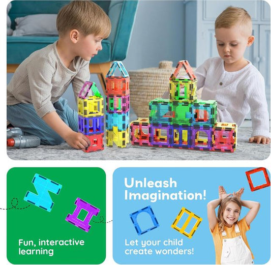 Picasso Magnetic Tiles Artistry Building Set 42 - pieces - Marah Kids