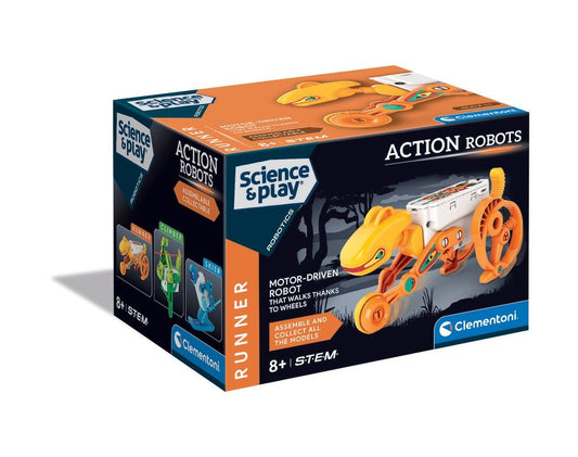 Clementoni Runner Action Robot Battery Operated