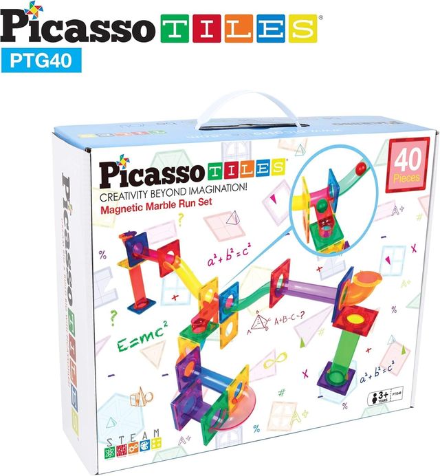 Picasso Magnetic Marble Run 40 - pieces - Marah Kids