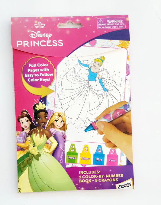 Disney Princess Color By Number