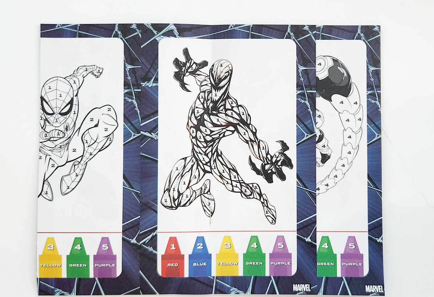 Disney Spider-Man Color By Number