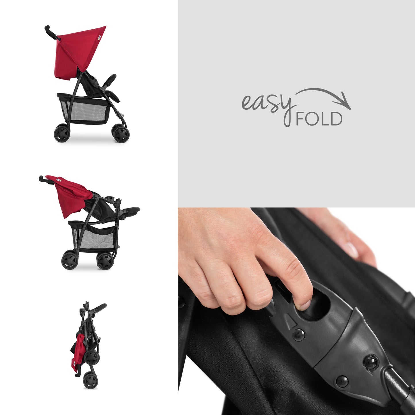 Hauck - lightweight stroller Sport - Red