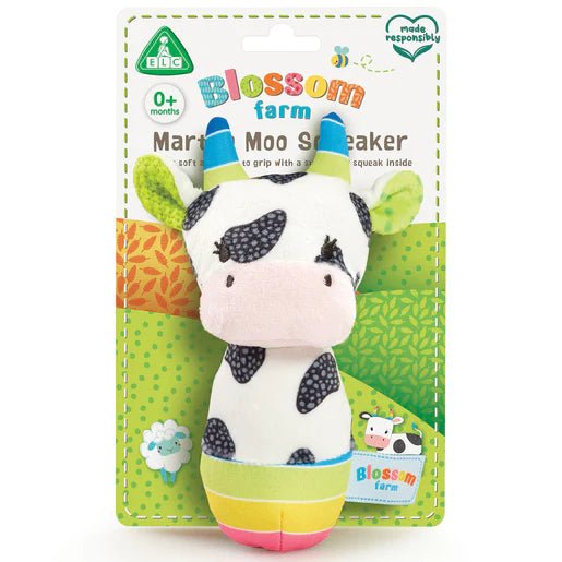 ELC Blossom Farm Martha Moo Squeaker Toy - Marah Kids