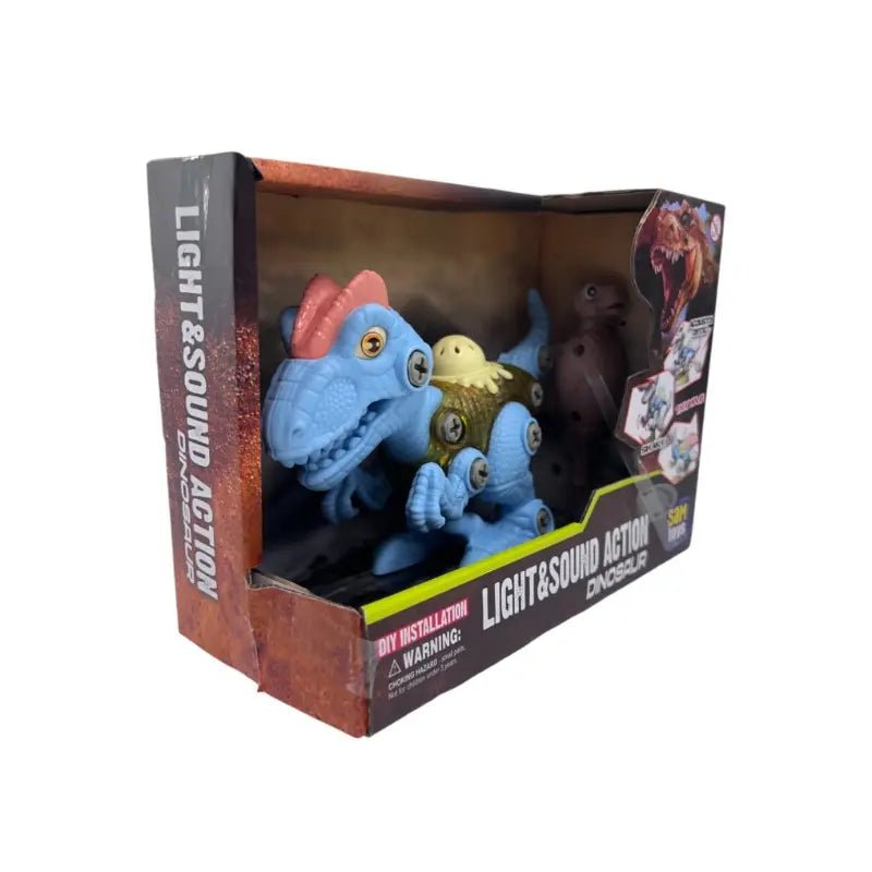 Sam Toys take - Apart Dinosaur Dilophosaurus (Blue) - Marah Kids