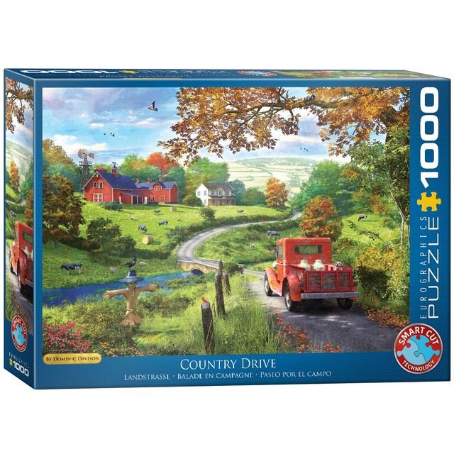 Eurographics Puzzle 1000 By Dominic Davison Country Drive - Marah Kids