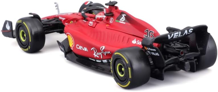 F1 Ferrari F1-75 Leclerc #16 2022 Formula 1 Acrylic 1/43 Scale Model by Bburago