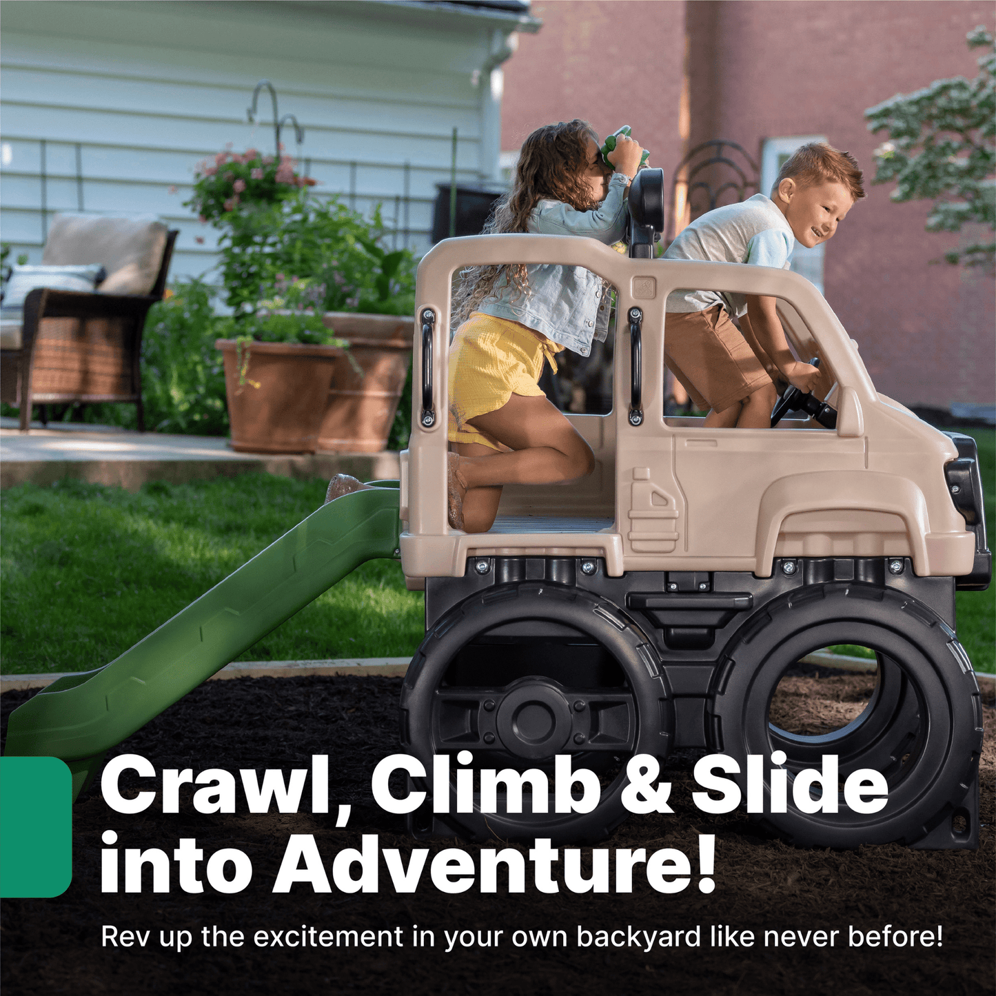 Step2 - Safari Truck Climber - Kraft Carton - Marah Kids