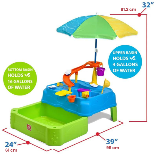 Step 2 - Waterpark Wonders Two-Tier Water Table - Marah Kids