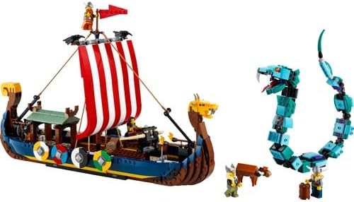 LEGO Creator 3in1 Viking Ship and the Midgard Serpent 31132