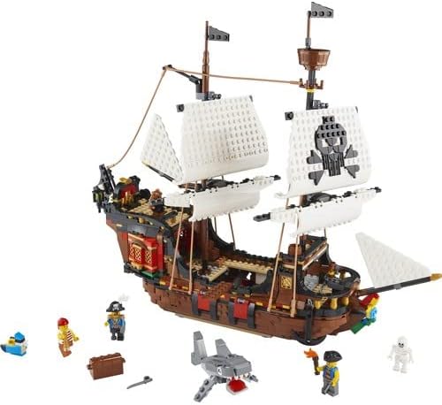 LEGO 31109 Creator 3in1 Pirate Ship Toy with Inn & Skull Island
