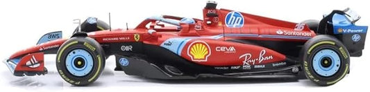 Bburago 1:18 Ferrari Formula (with helmet & plastic stand) - SF24 (MIAMI GP)