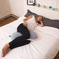 Babymoov - 2 In 1 Ergonomically Designed Maternity & Nursing Pillow - Pink - Marah Kids