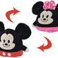 DISNEY PLUSH MICKEY&MINNIE REVERS S 4.5" - Marah Kids