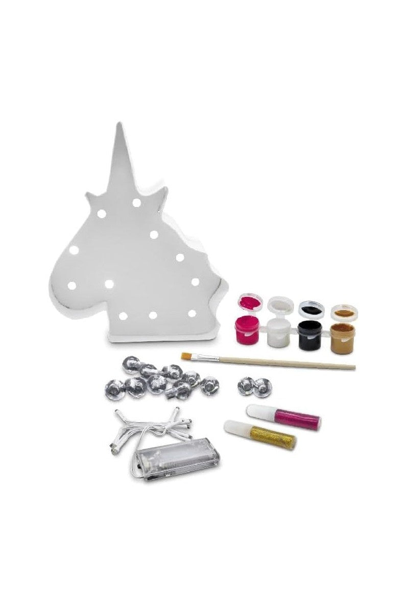 Sew Star - مجموعة تزيين أضواء الخيط LED الخاصة بك - يونيكورن