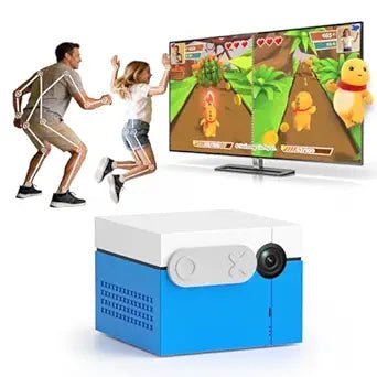Kinhank MotionX Active Game Console – 39 Motion Games, Plug & Play Blue - Marah Kids