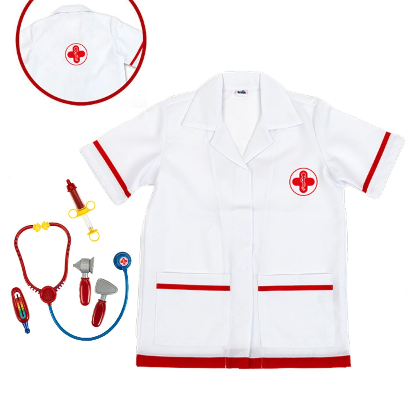 Klein PRO Doctor Costume White 6pc Set | Dress - Up Toy, Ages 3+ - Marah Kids