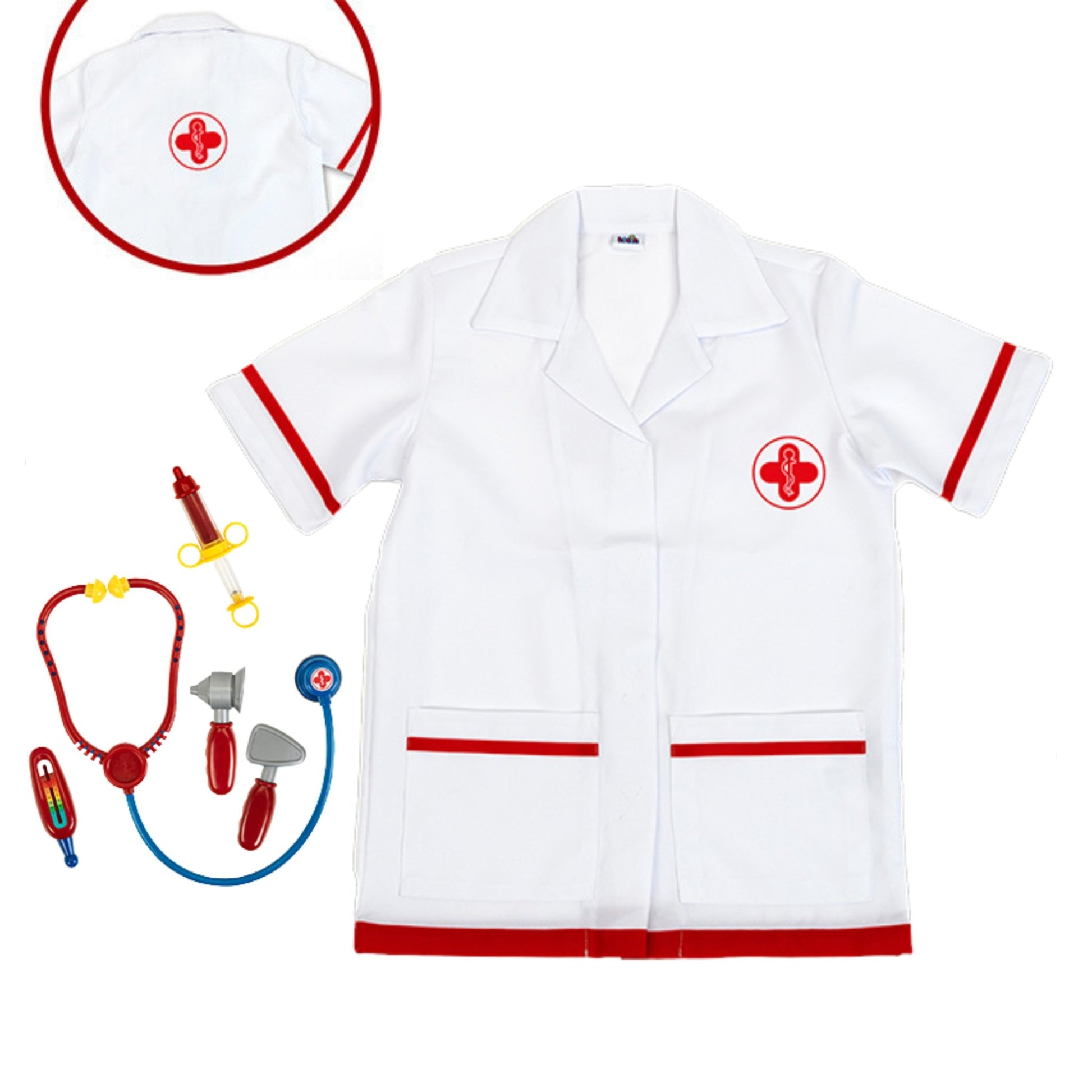 Klein PRO Doctor Costume White 6pc Set | Dress - Up Toy, Ages 3+ - Marah Kids