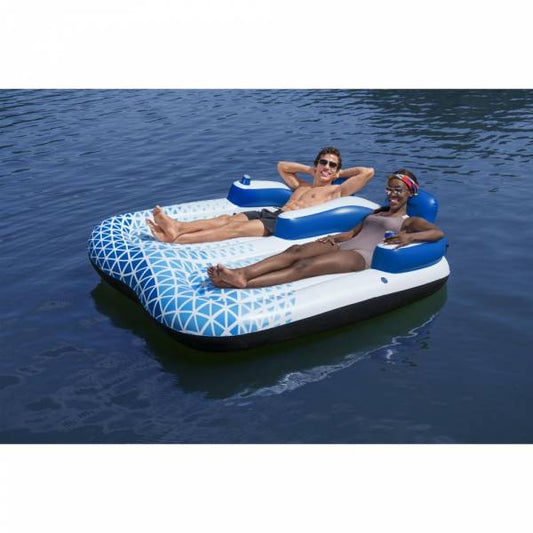 BESTWAY Lounge Indigo Wave Double 196X193Cm - Marah Kids
