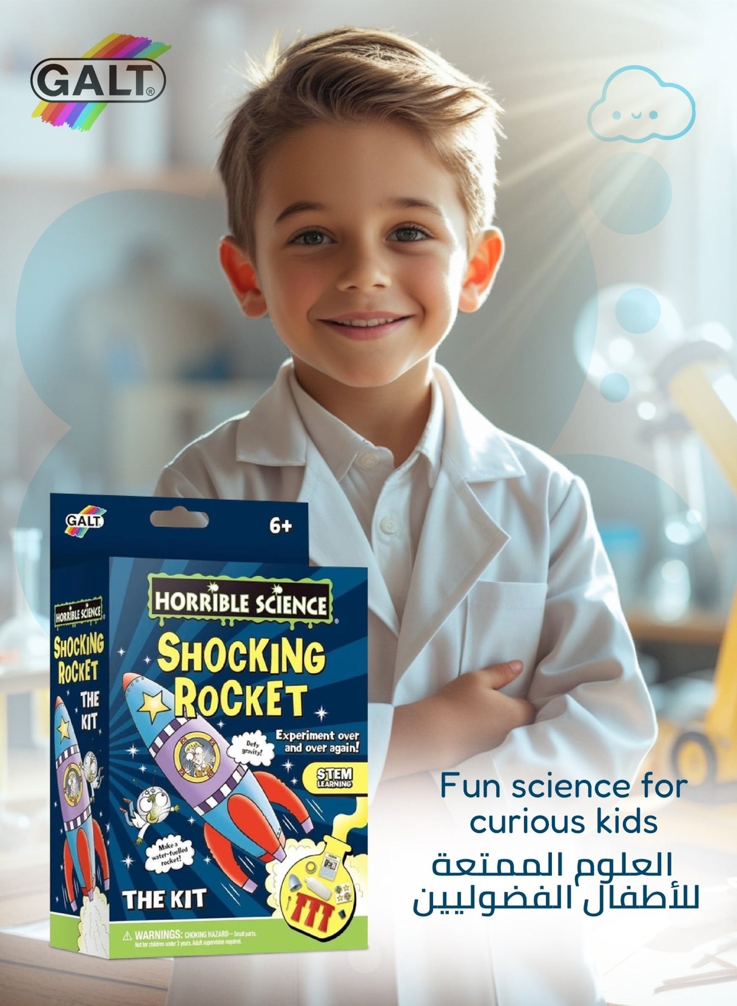 Water - Fuelled Rocket Science Kit - Marah Kids