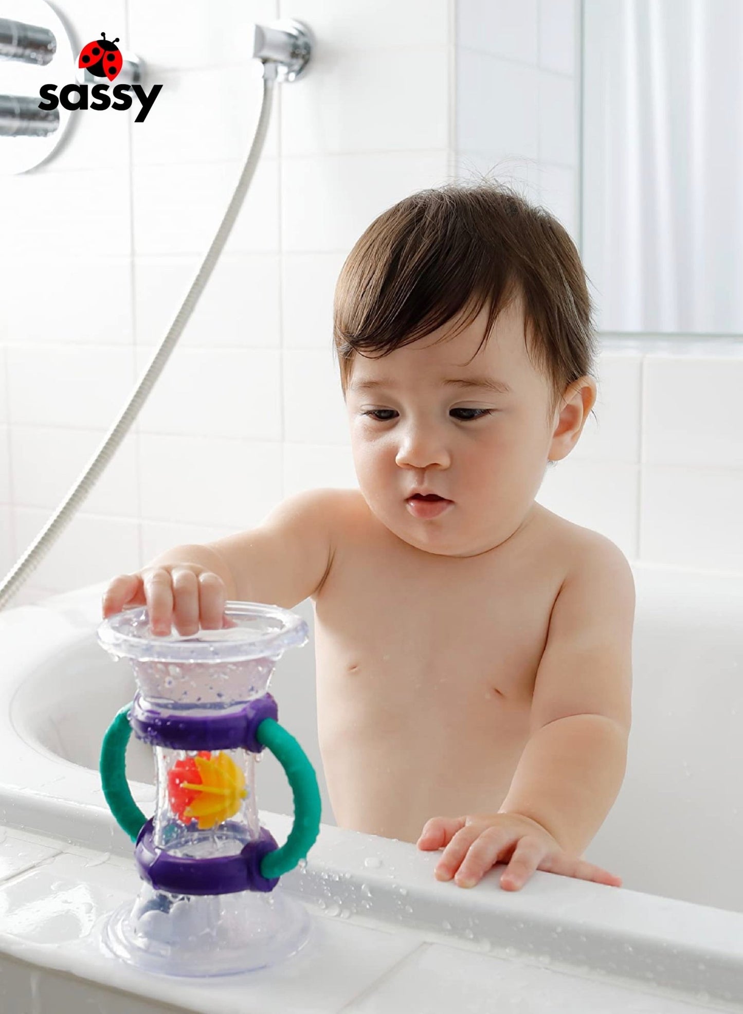 Sassy Double Dip Funnel Bath Toy for Babies 6M+ - Marah Kids