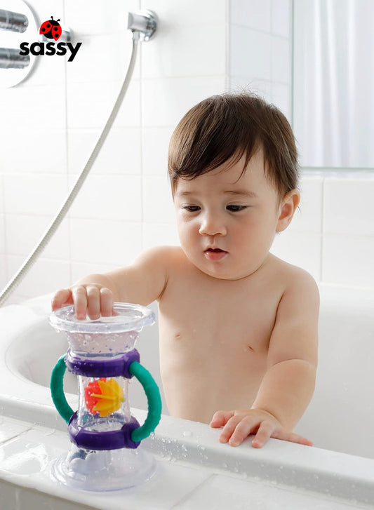Sassy Double Dip Funnel Bath Toy for Babies 6M+ - Marah Kids