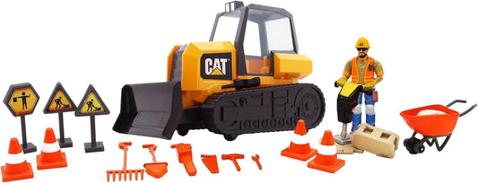CAT Workforce Bulldozer Action Set 23+ Pcs - Marah Kids