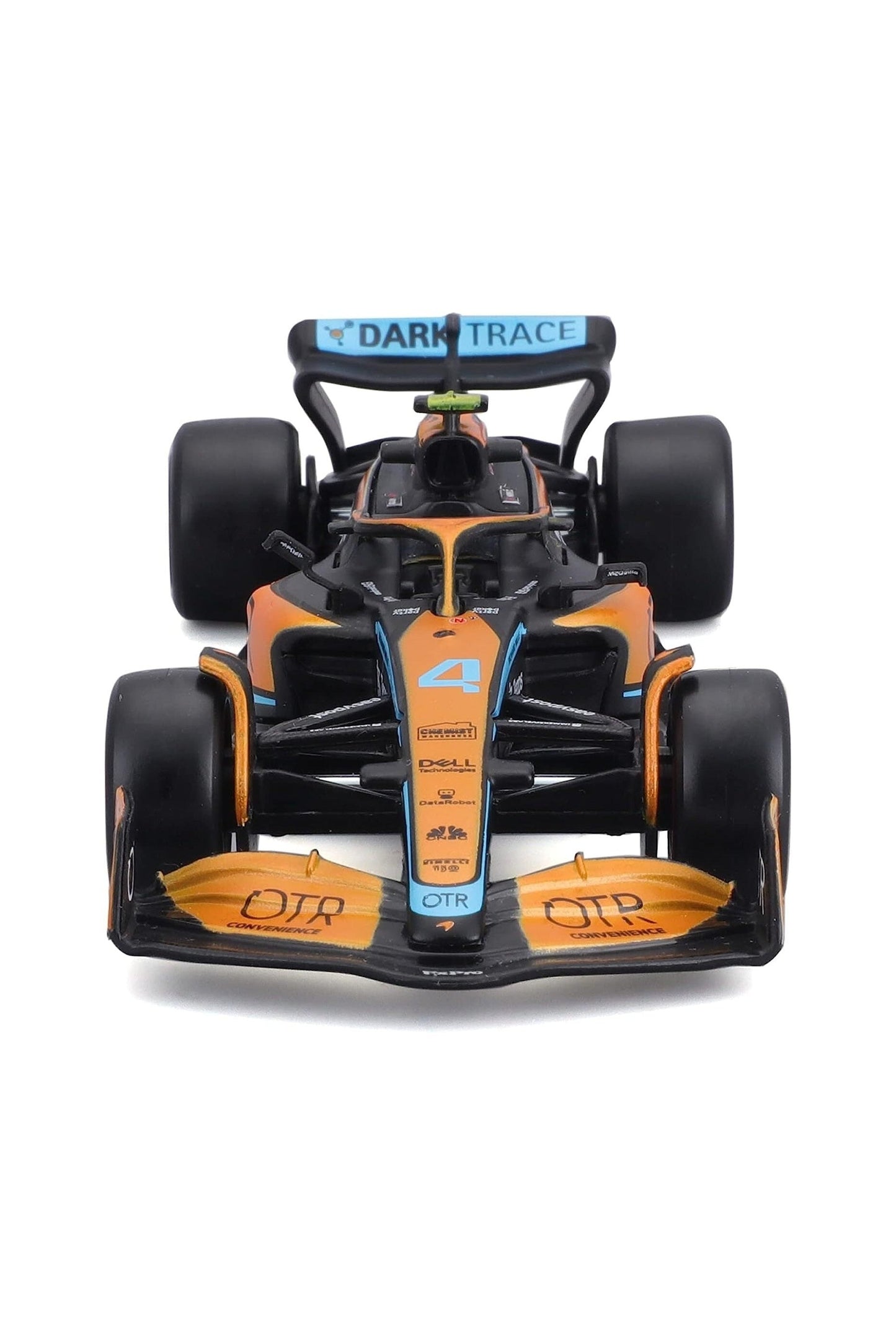 نموذج بمقياس 1/43 من Bburago - سيارة McLaren MCL36 F1 موديل 2022 رقم 4 Lando Norris