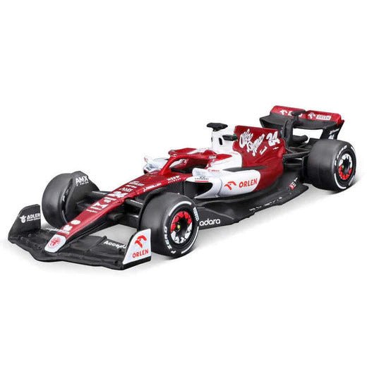 Bburago 1/43 Scale Model - Alfa Romeo C42 Season 2022 Valtteri Bottas #77