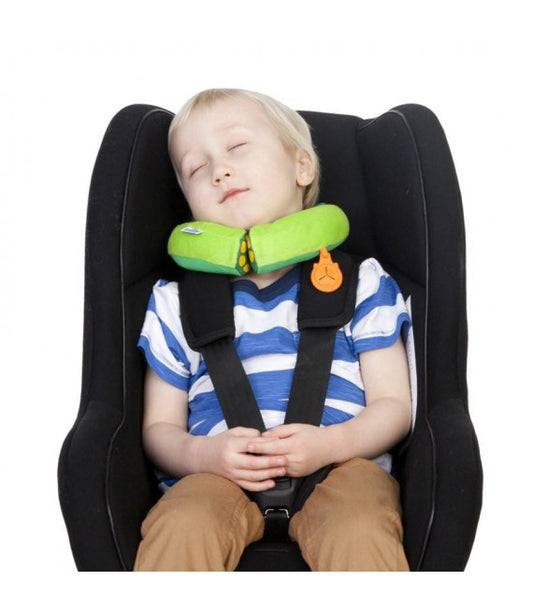 Trunki Kids Travel Neck Pillow | Yondi Dudly Dinosaur, Green