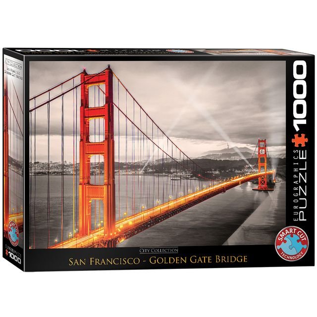 Eurographics Puzzle 1000 San Francisco Golden Gate Bridge - Marah Kids