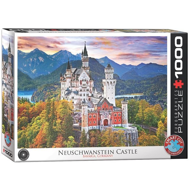 Eurographics Puzzle 1000 Neuschwanstein Castle Germany - Marah Kids