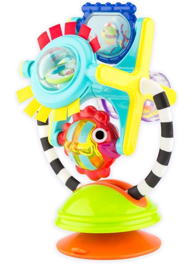 2 - in - 1 Suction Cup High Chair Toy Early Learning Tray Activity | Sensory Play for 6M+ Infants - Marah Kids