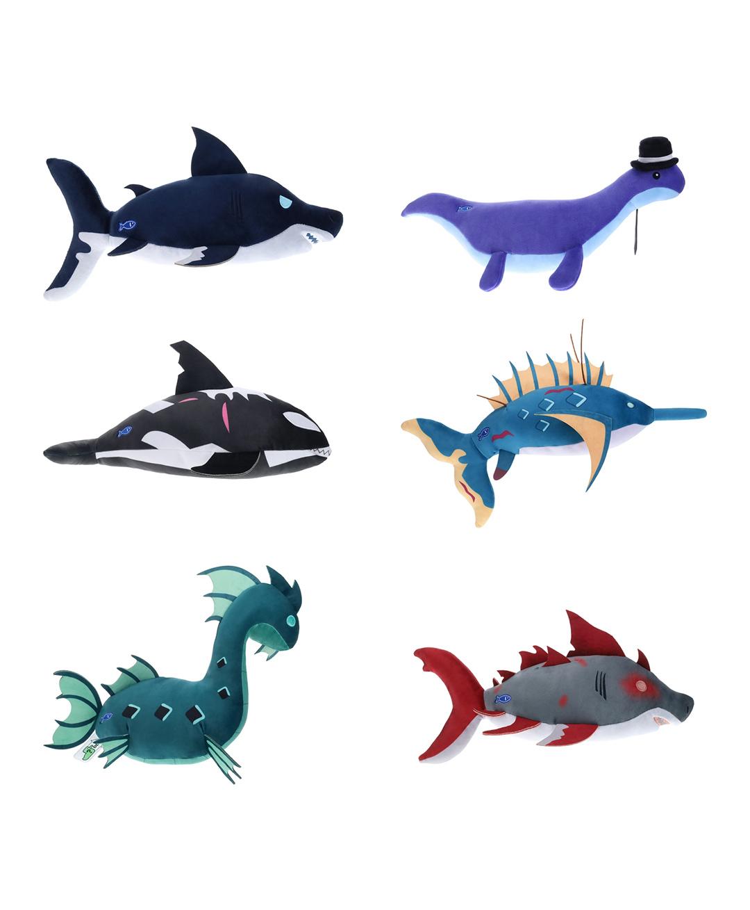 Fisch Mystery Deluxe Plush 8-Inches, Series 1 (Style & Color May Vary) - Marah Kids