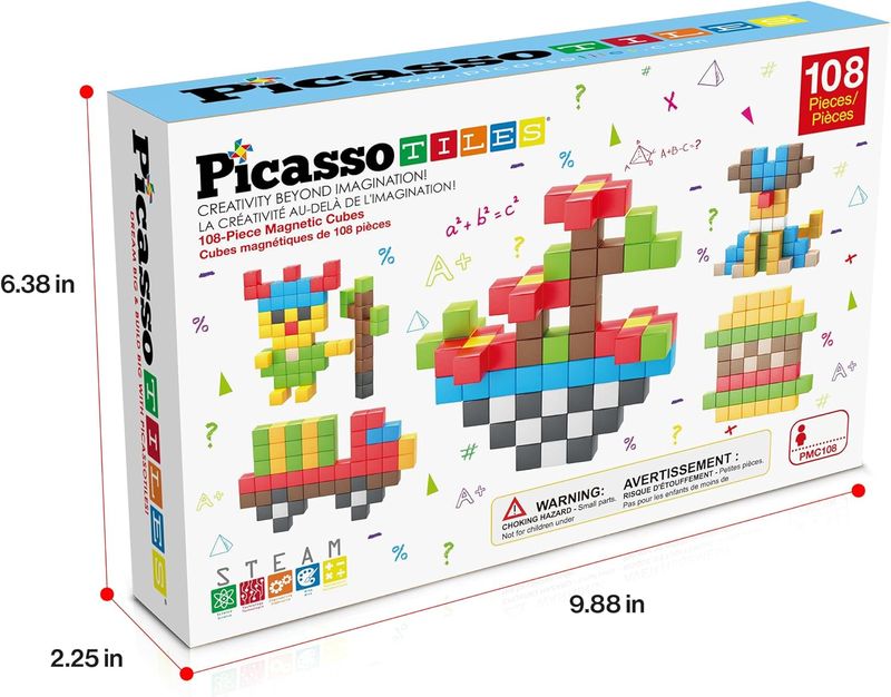 Picasso Magnetic Cubes 108 - pieces - Marah Kids