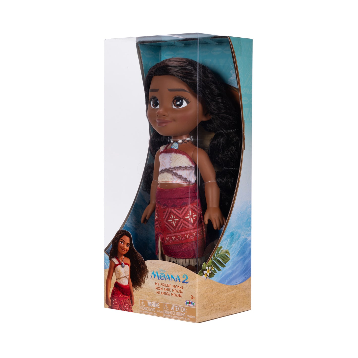 Moana2 Core Doll Moana 14In Glass Eyes - Marah Kids
