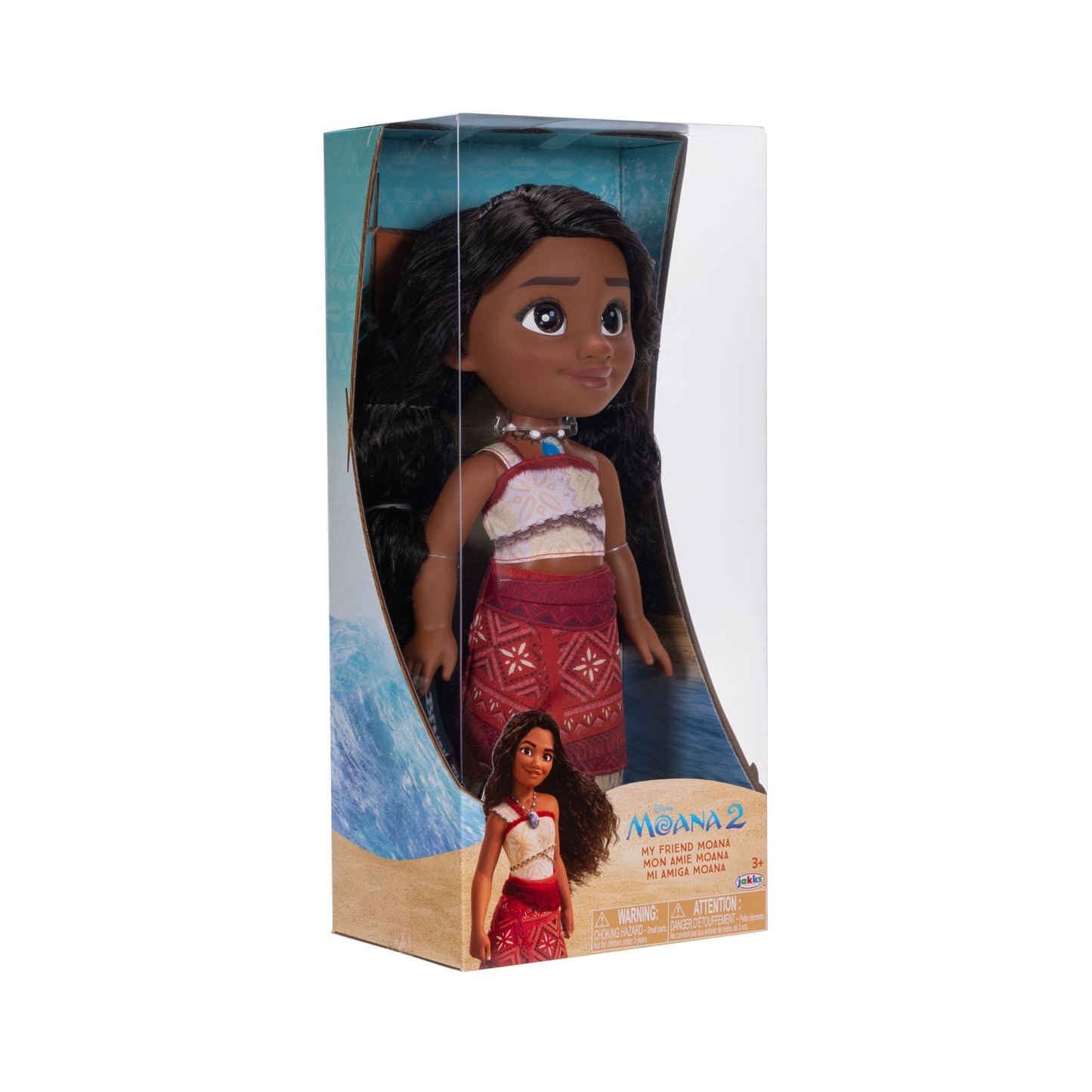 Moana2 Core Doll Moana 14In Glass Eyes - Marah Kids