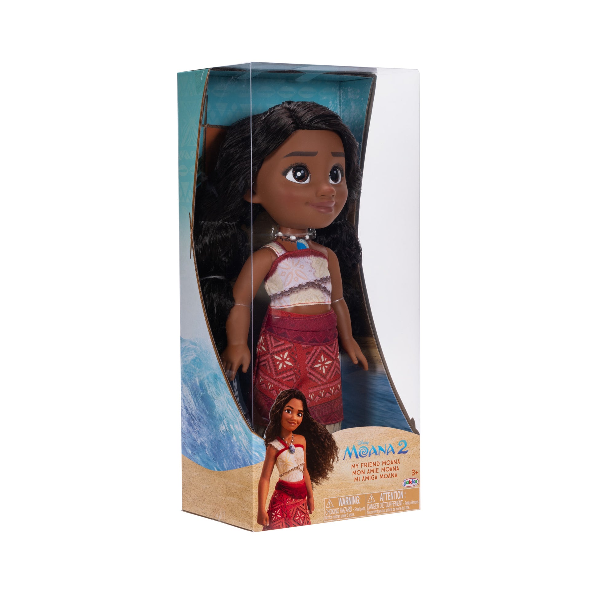 Moana2 Core Doll Moana 14In Glass Eyes - Marah Kids