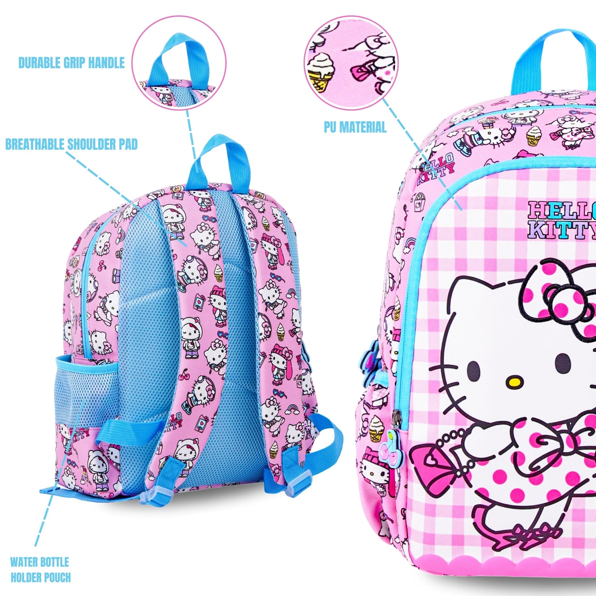 Sanrio Hello kitty Kawaii Kitty Backpack 14" - Marah Kids